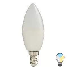 Лампа умная светодиодная Wi-Fi Osram Smart Plus E14 220-240 В 5 Вт свеча матовая 470 лм, изменение оттенков белого Ledvance