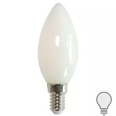 Лампа светодиодная Volpe LEDF E14 220-240 В 7 Вт свеча матовая 750 лм нейтральный белый свет