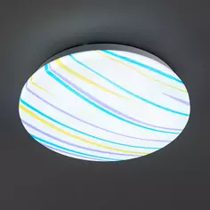 Светильник настенно-потолочный светодиодный Lumin Arte Rio C16LLW12W, 6 м², холодный белый свет, цвет белый