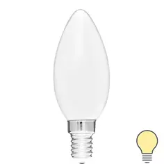 Лампа светодиодная Volpe LEDF E14 220-240 В 6 Вт свеча матовая 600 лм теплый белый свет