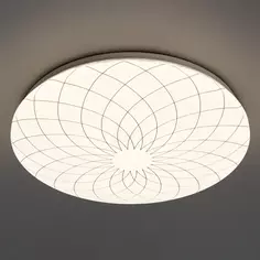 Светильник настенно-потолочный светодиодный Lumin Arte Fler C19LLS36W, 18 м², нейтральный белый свет, цвет белый