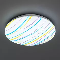 Светильник настенно-потолочный светодиодный Lumin Arte Rio C16LLW24W, 12 м², холодный белый свет, цвет белый