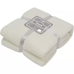 Плед микрофибра Comodo 220x240 см цвет экрю Без бренда