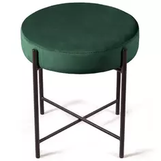 Пуф Грейс 42x42x47 см цвет зеленый Без бренда