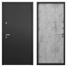 Дверь входная металлическая Норда, 950 мм, правая, цвет арт светло-серый Torex
