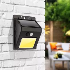 Прожектор светодиодный уличный на солнечной батарее Lamper New Age XL 4 Вт IP65 датчик движения и освещенности цвет черный