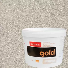 Штукатурка декоративная мраморная Bayramix Gold Mineral GR 102 15 кг цвет белый перламутр