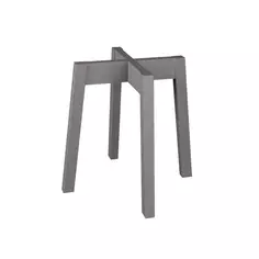 Каркас для табурета Гавр Delinia 33x33x41.5 см 42 см дерево цвет графит