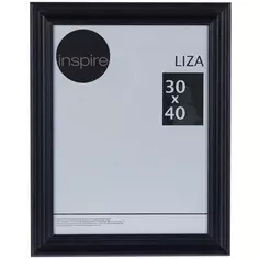 Рамка Inspire Liza 30х40 см цвет чёрный Без бренда