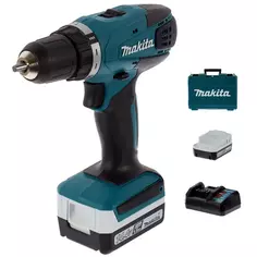 Дрель-шуруповерт аккумуляторная Makita DF347DWE, 14.4 В Li-ion 2x1.5 Ач