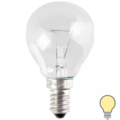 Лампа накаливания Osram шар E14 60 Вт прозрачная свет тёплый белый