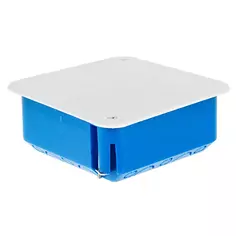 Распределительная коробка скрытая Tyco 100х100х45 мм 18 вводов IP20 цвет синий Без бренда