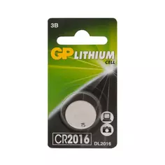 Батарейка литиевая GP CR2016, 1 шт.