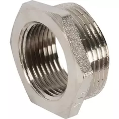 Футорка Valtec 1 1/4"х1" наружная-внутренняя резьба никелированная латунь VTr.581.N.0706