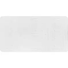 Коврик для ванны Bacchetta 36x71 см цвет белый