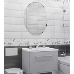 Зеркало для ванной Omega Glass NNF107 50x70 см овальное Без бренда