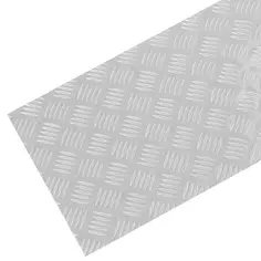 Лист рифленый АМг2 1.5х300х1200 мм, алюминий ПИЛОТ ПРО