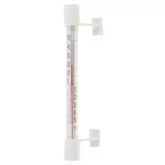 Термометр оконный стеклянный «Липучка» Без бренда