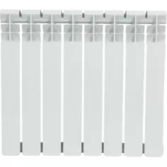 Радиатор Monlan Bimetal 500/80 биметалл 8 секций боковое подключение цвет белый