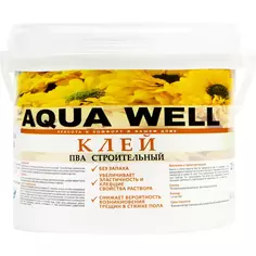 Клей ПВА строительный, 2.5 кг Aqua Well