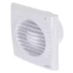 Вентилятор осевой вытяжной Эра 4S D100 мм 35 дБ 80 м³/ч цвет белый ERA
