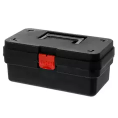 Ящик для инструмента 157x122x284 мм, пластик, цвет чёрный Без бренда