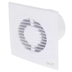 Вентилятор осевой вытяжной Era Slim 4C D100 мм 25 дБ 90 м³/ч обратный клапан цвет белый