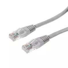Удлинитель компьютерный UTP4 cat5e 3 м, цвет серый Oxion