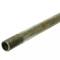 Труба с наружной резьбой d 20 мм L 2 м оцинкованная сталь Без бренда