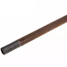 Труба d 15 мм L 1.5 м сталь цвет чёрный Без бренда