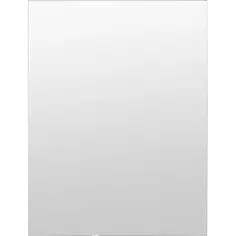 Шкаф зеркальный для ванной Паола 50 см цвет белый Акваль
