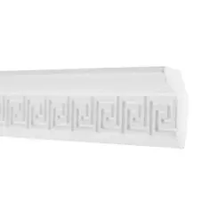 Плинтус для натяжных потолков полистирол Format 206059 белый 29х53х2000 мм