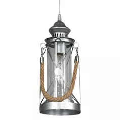 Подвесной светильник Eglo Bradford 1xE27x60 Вт 140 см металл/стекло цвет хром/мультиколор
