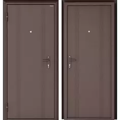 Дверь входная металлическая Doorhan Эко 980 мм левая цвет антик медь