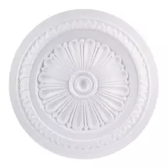 Розетка потолочная полистирол белая Формат 340 34 см Format