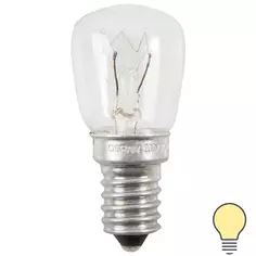 Лампа накаливания для холодильника Osram трубчатая T26/57 E14 25 Вт свет тёплый белый