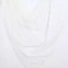 Тюль с вышивкой на сетке 1 п/м 280 см цвет белый Garden