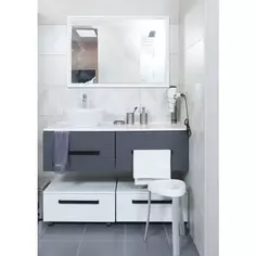 Зеркало для ванной Omega Glass NNB15 60x90 см прямоугольное цвет белый Без бренда