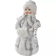 Сувенир под ёлку «Снегурочка» 35 см, цвет белый Без бренда