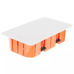 Распределительная коробка скрытая TDM СП 172х96х45 мм 10 вводов IP20 цвет оранжевый