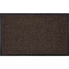 Коврик Step полипропилен 50x80 см цвет коричневый Без бренда