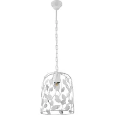 Подвесной светильник Vitaluce Корри 1 лампа 3м² Е27 цвет белый глянцевый