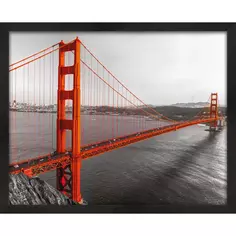 Картина в раме 40х50 см «Golden Gate» Без бренда