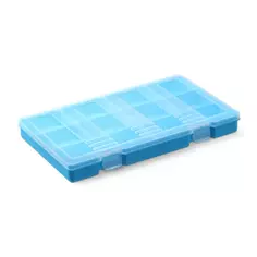 Органайзер для хранения Фолди 31x19x3.6 см пластик цвет голубой Martika