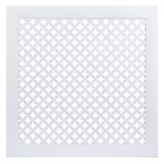 Экран для радиатора Готико 60x60 см цвет белый Без бренда