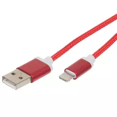 Кабель Oxion USB-Lightning 1.5 м 2 A цвет красный