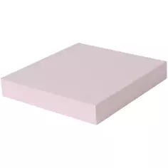 Полка мебельная прямая 23x23.5x3.8 см МДФ цвет розовый Spaceo