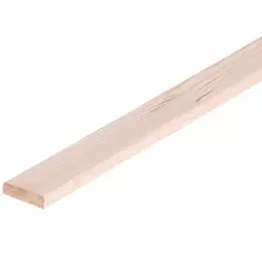 Раскладка плоская деревянная сращенная 7x30x2200 мм хвоя Экстра АРЕЛАН