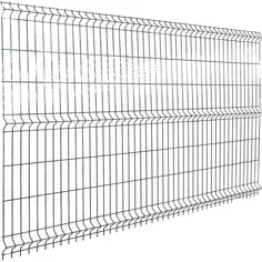 3D панель Profi для забора 1.53х2.5 м оцинкованная сталь зеленый Grand Line