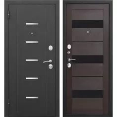 Дверь входная металлическая Гарда Муар, 860 мм, левая, цвет тёмный кипарис Без бренда